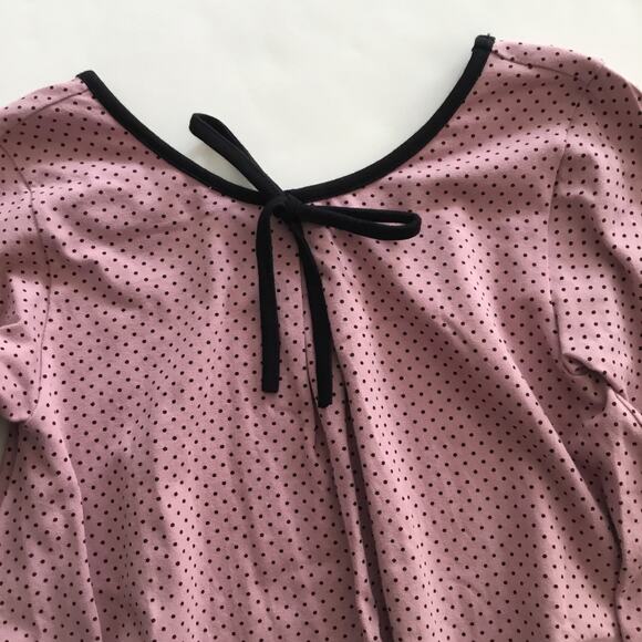 Omi Jo Mauve Dot House Tunic - Picture 5 of 6